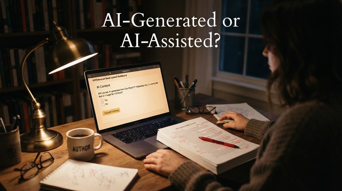 KDP AI Disclosure Rules: Generated vs Assisted (2026)