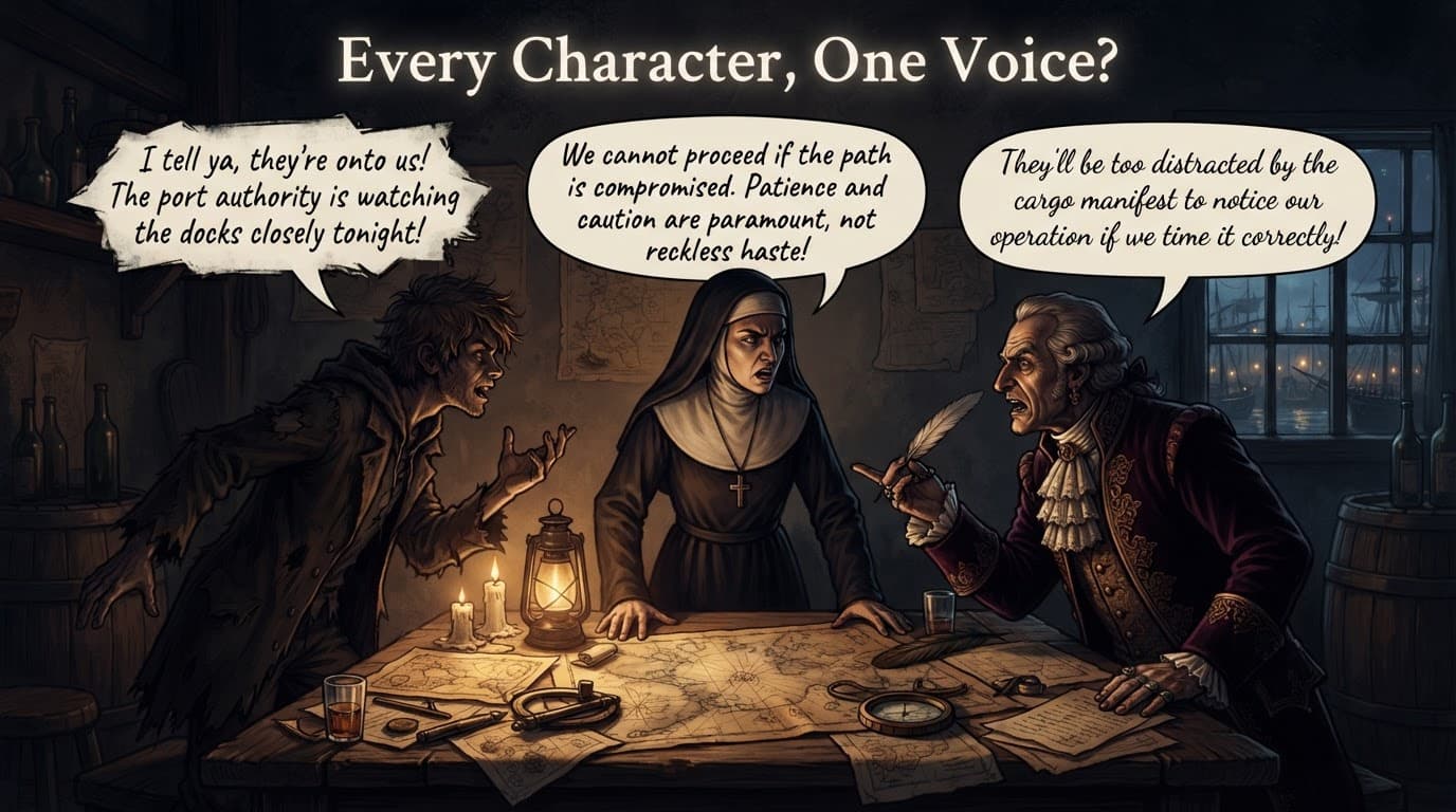 Why AI Characters All Sound the Same (and the Fix)
