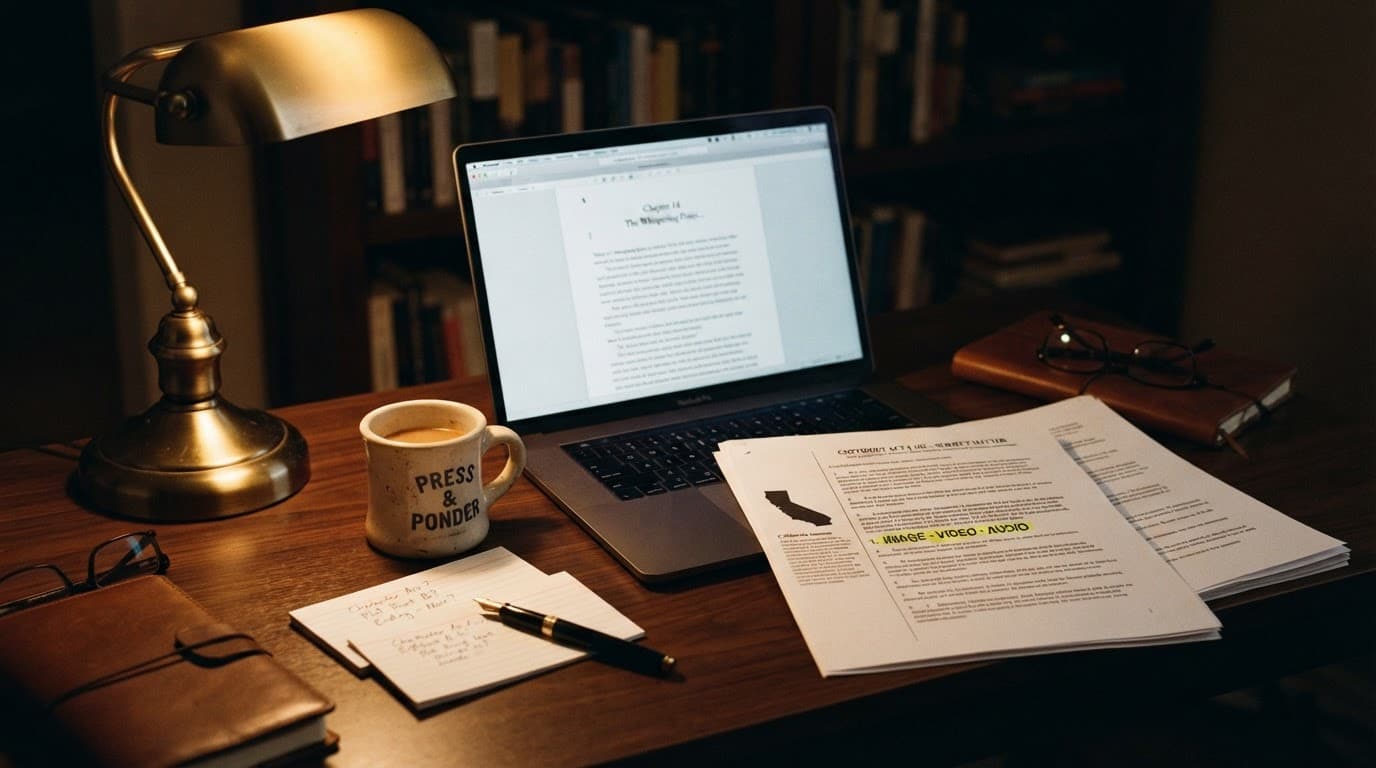California AI Transparency Law: Novels Aren't Covered